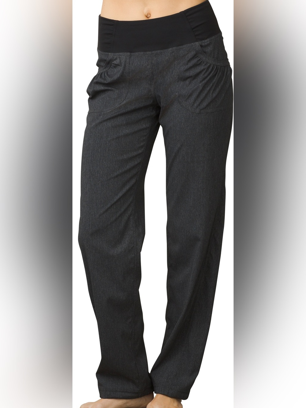Prana Summit pants XS hiking joggers grey black pockets activewear casual summer
